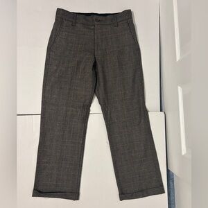 Banana Republic Woman’s Black and Gray Patterned Trousers